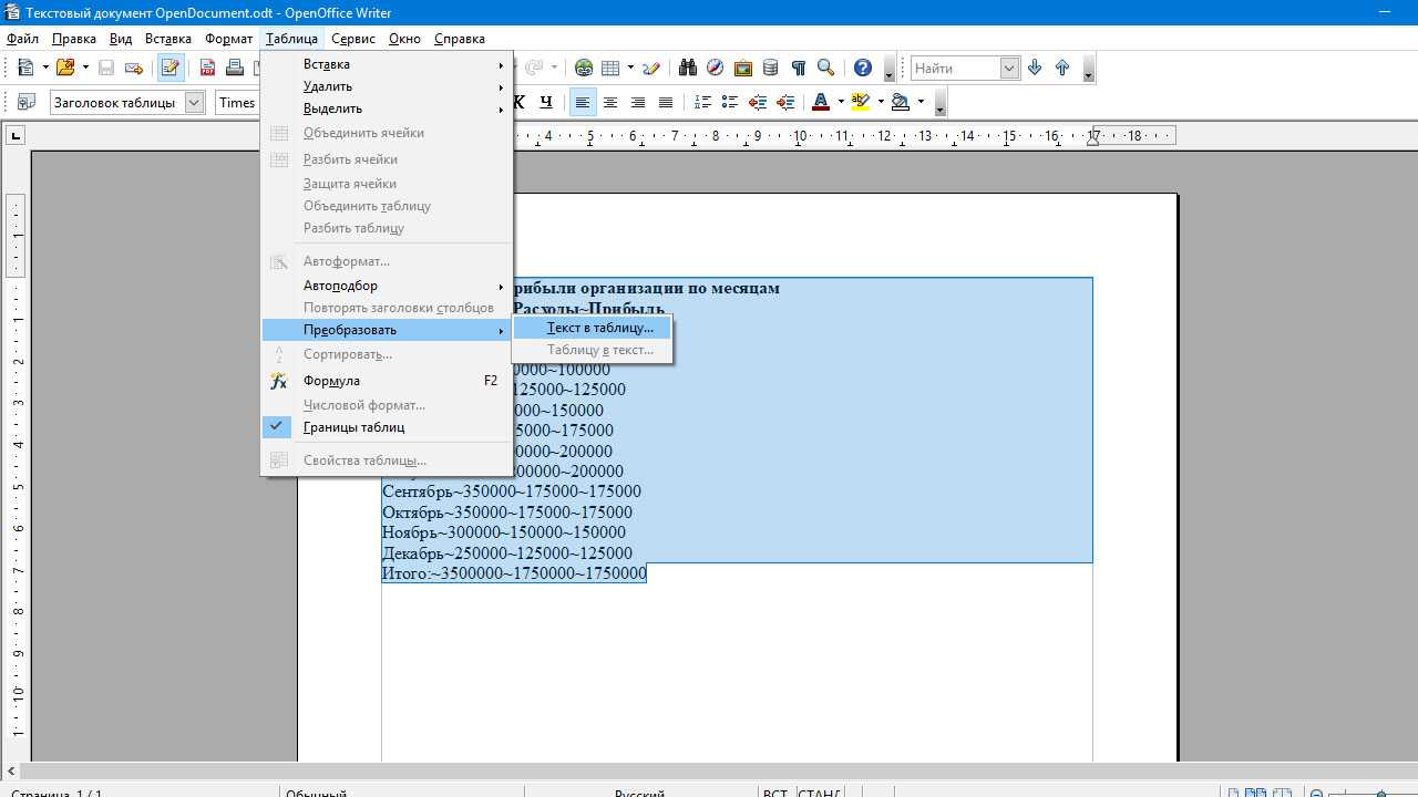Pdf d odt. Текстовый документ. Текстовый документ OPENDOCUMENT. Как сделать таблицу в OPENDOCUMENT. ODT Формат.