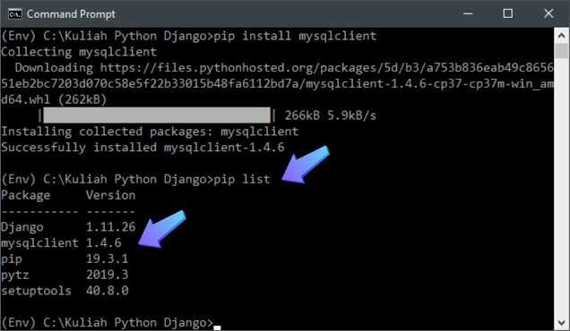 Как установить модуль python mysqldb с помощью pip? - python