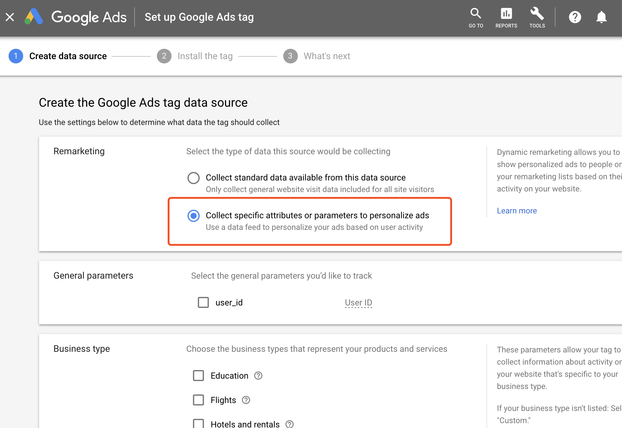 Google ads API