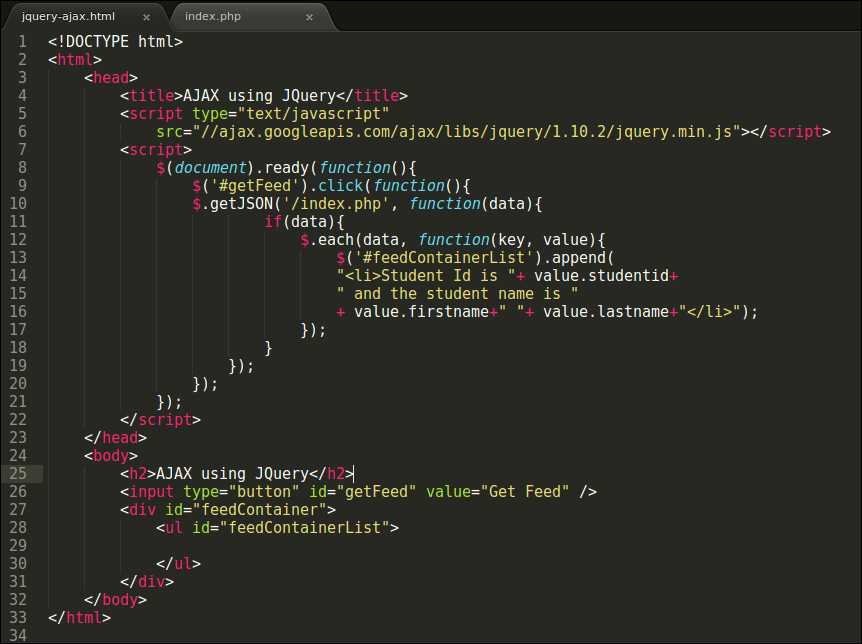 Javascript – формат json и примеры работы с ним