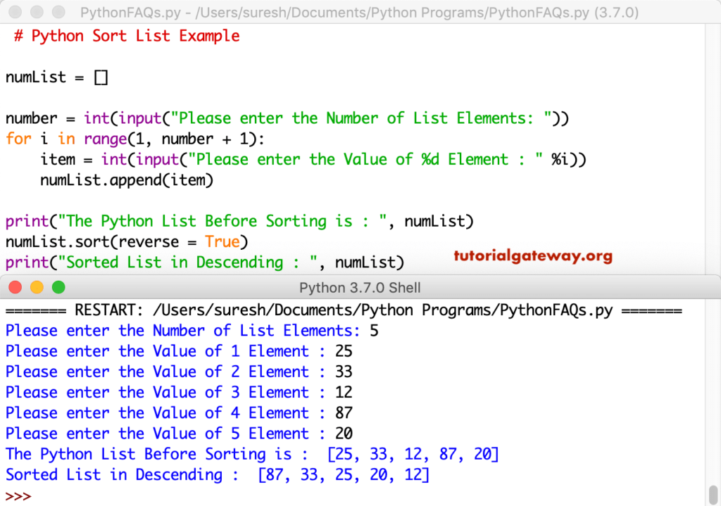 Метод list sort() в python: 5 примеров сортировки по убыванию и возрастанию...