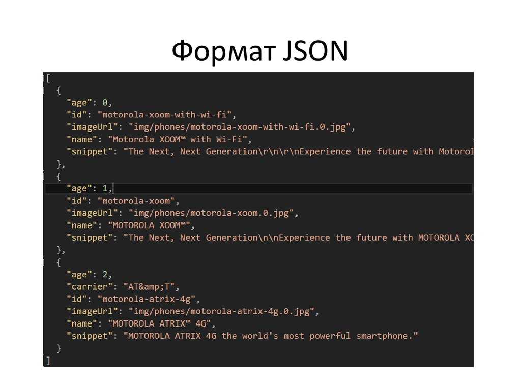 Javascript – формат json и примеры работы с ним - ит шеф
