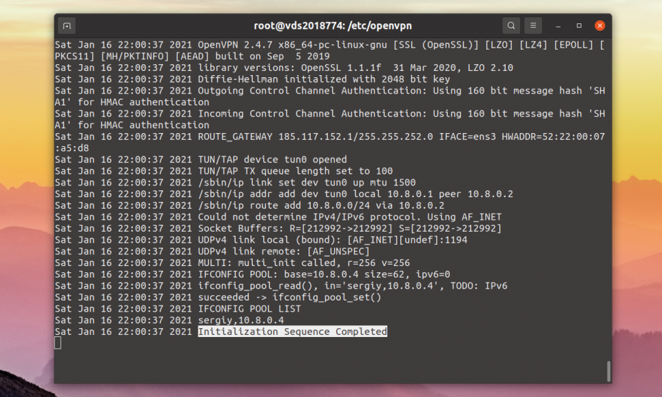 Openvpn на ubuntu 16.04: настройка – база знаний timeweb community