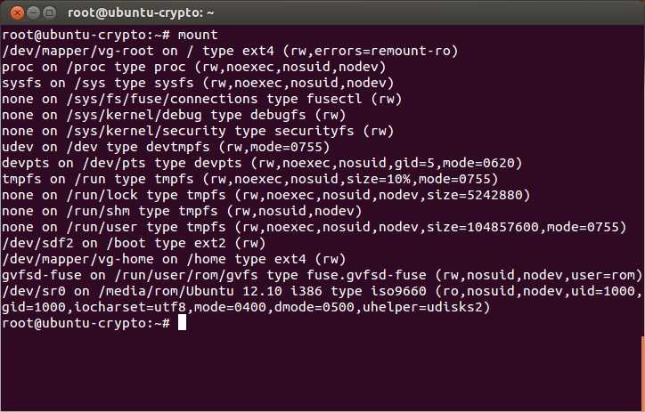 Mount в linux или все о монтировании разделов, дисков и образов iso