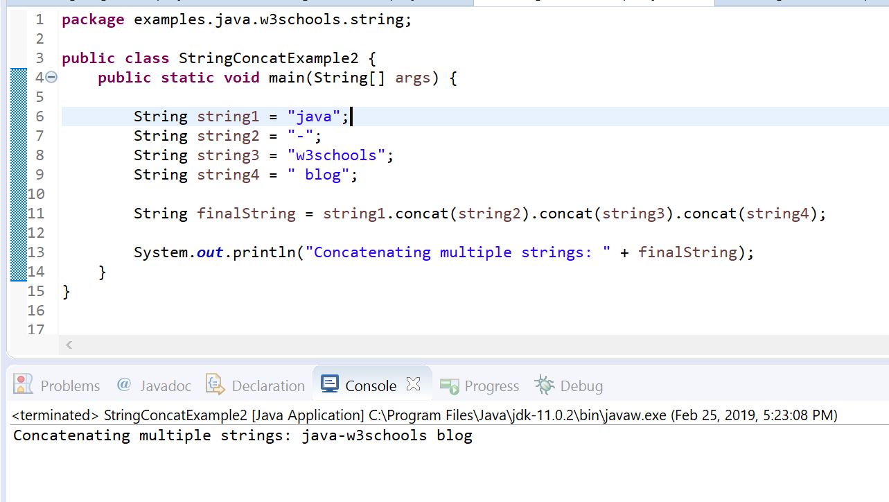Java | основные операции со строками