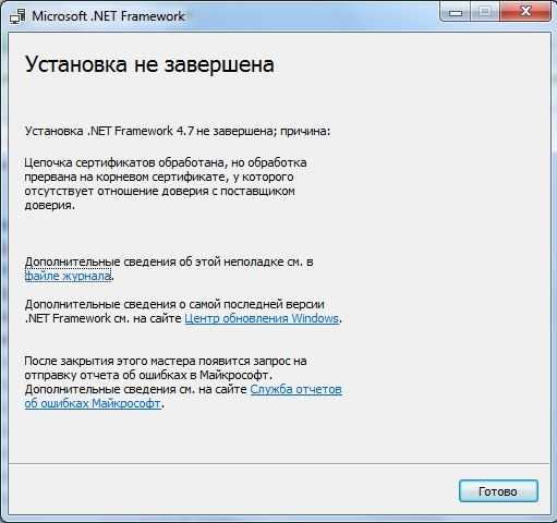 Требования к системе для .net framework