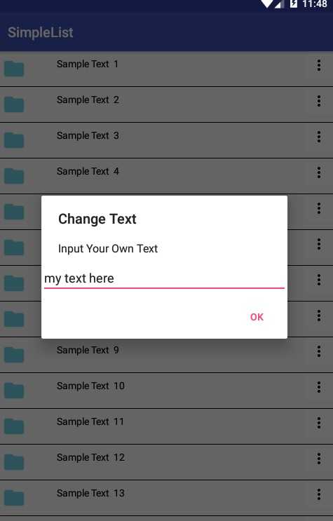 Textview, как отобразить подсказку для пользователя