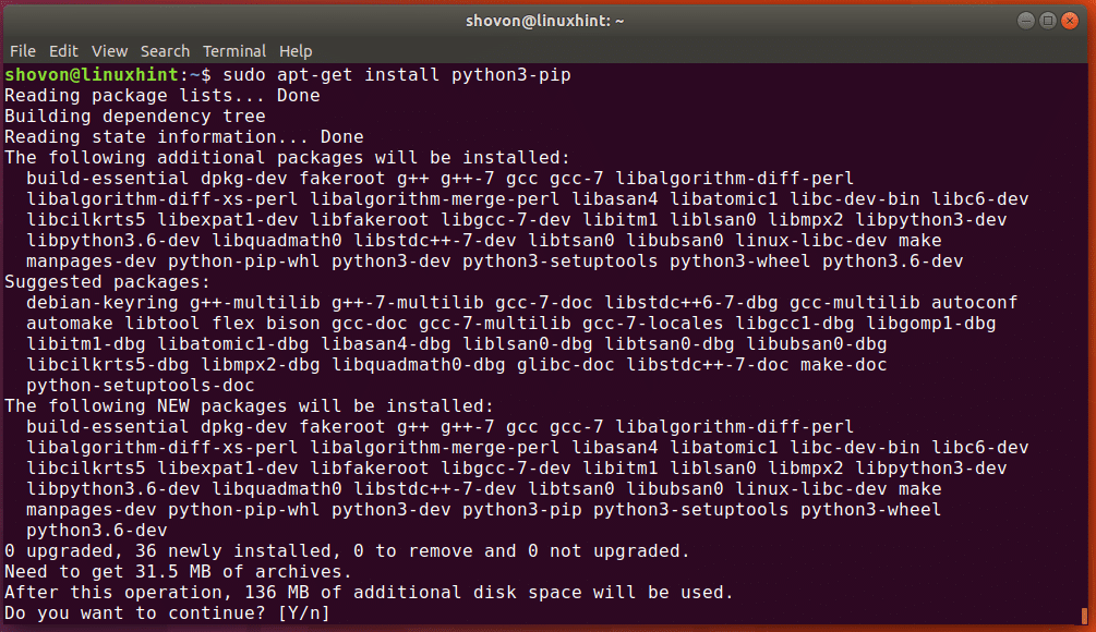 Ошибка установки обновлений в ubuntu