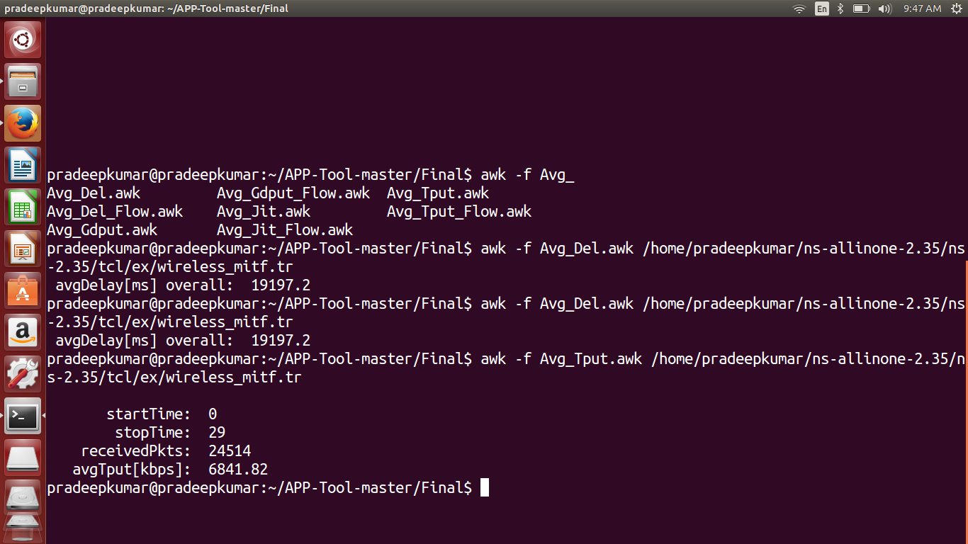Использование awk в linux.