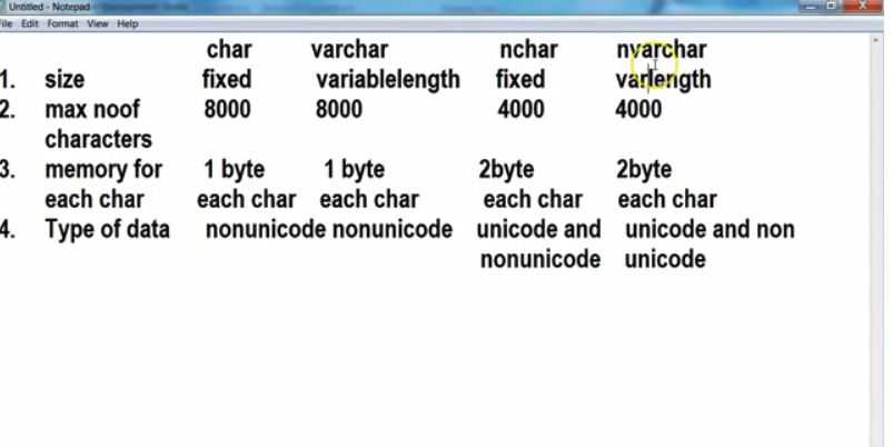Типы char и varchar (transact-sql) - sql server | microsoft docs