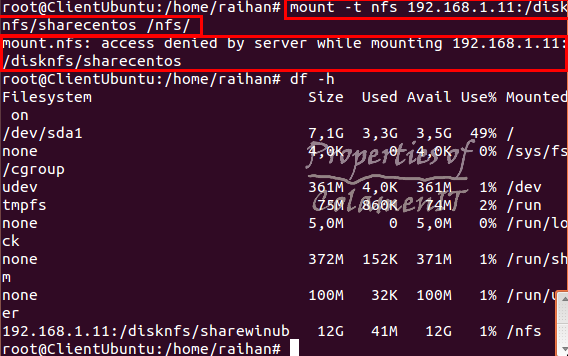 Установите и настройте сервер nfs в ubuntu для обслуживания файлов