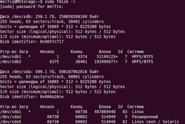 Монтирование диска в linux - losst