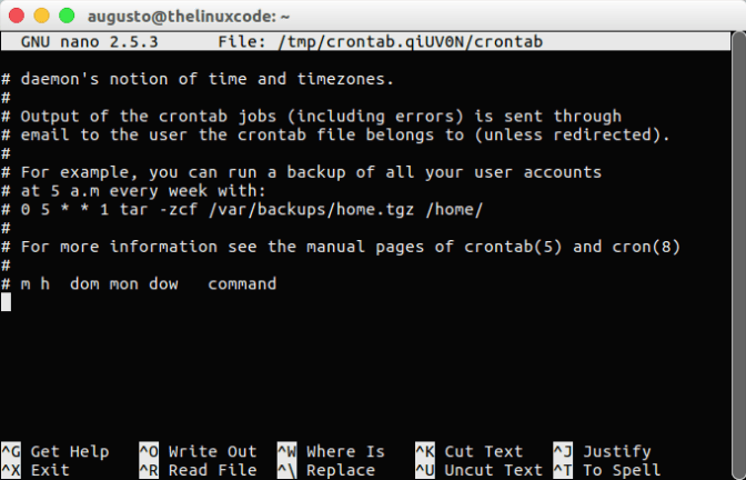 Как вывести список заданий cron в linux - команды linux