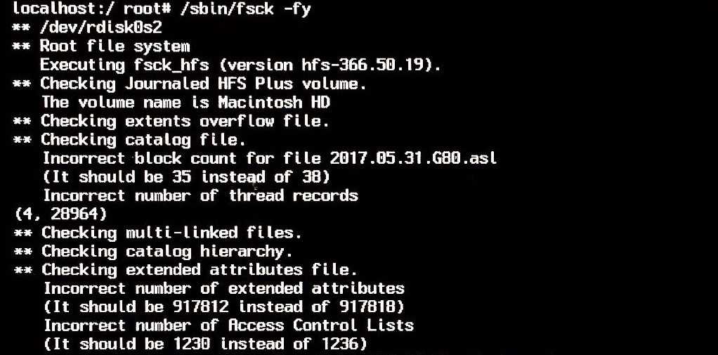 9.1 проверка файловой системы на наличие ошибок