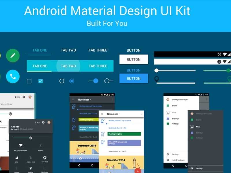 Android material design button style design - journaldev