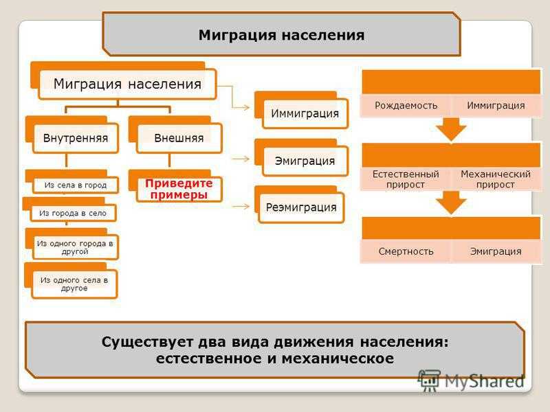 Система население. Миграция населения. Типы миграции населения. Характеристика миграции. Миграция населения в России.