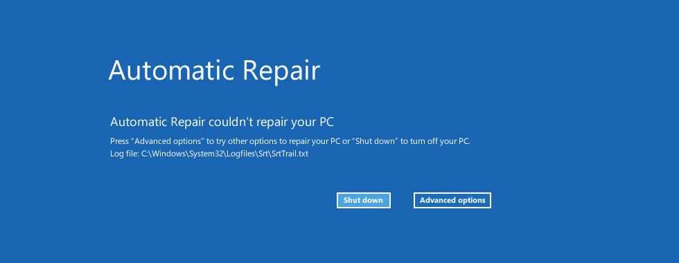 Srttrail txt ошибка. Windows Repair. Automatic Repair на ноутбуке. SRTTRAIL.txt ошибка при загрузке. Repair Windows 10.