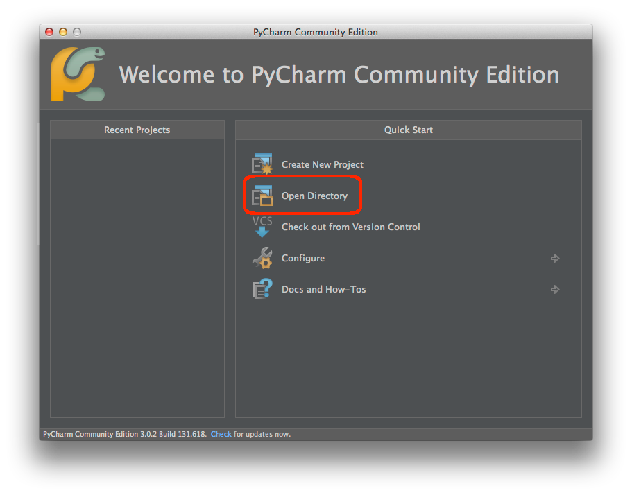 Configuring pycharm to work on the vm | pycharm