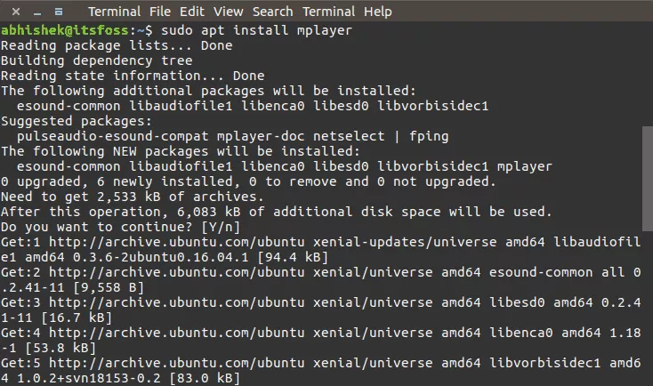 Удаление программ linux