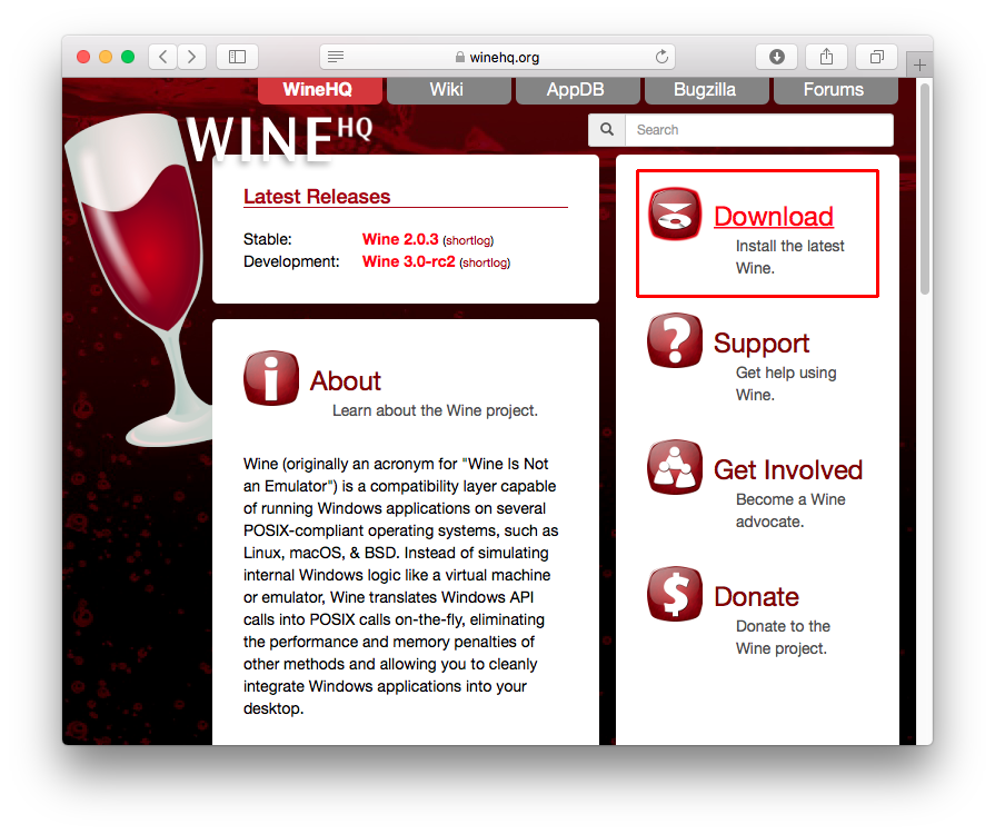 Установка программ через wine - winewizard