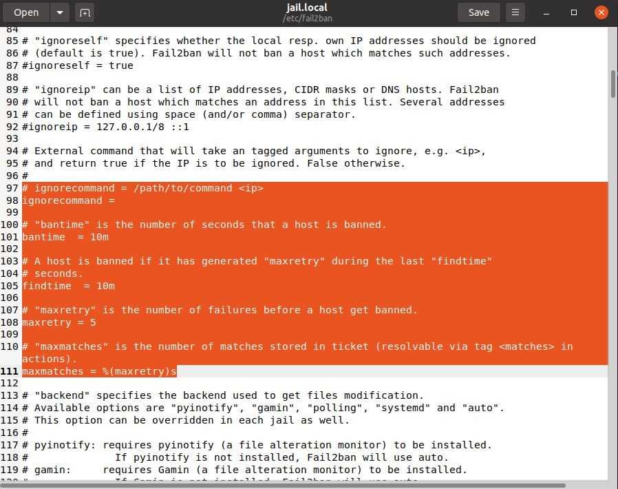 Как установить и настроить fail2ban в ubuntu 20.04